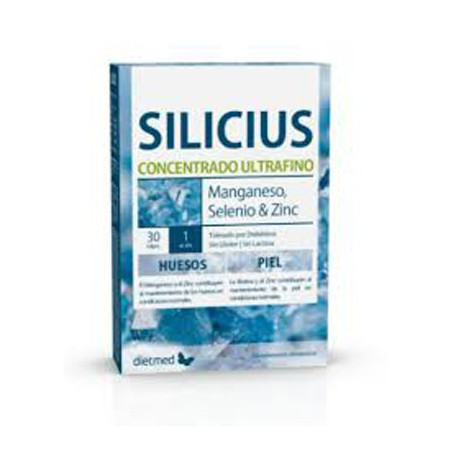 Comprar Dietmed Silicius Concentrado Ultrafino, 30 cápsulas.