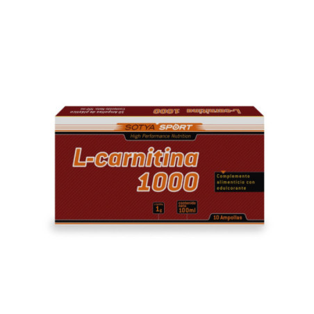 Comprar Sotya L-Carnitina complemento 1000 mg, 10 ampollas