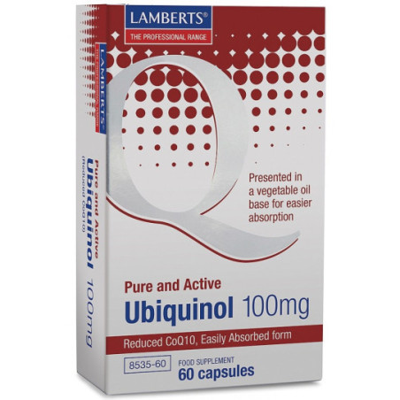 Comprar Lamberts Ubiquinol 100 mg. puro y activo, 60 cápsulas