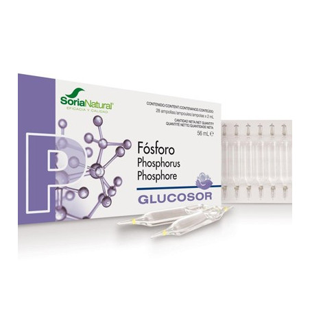 Comprar Soria Natural Glucosor Fósforo, 28 ampollas.