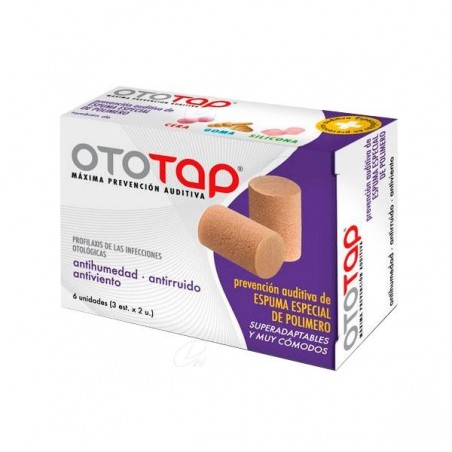 Comprar tapones oídos oto-tap espuma 6 uds