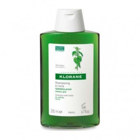 Comprar champú seborregulador al extracto de ortiga klorane 200 ml