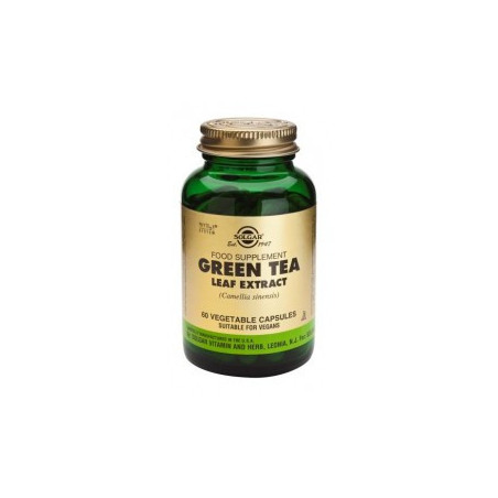 Comprar Solgar SPF Té Verde, 60 Cápsulas Vegetales.