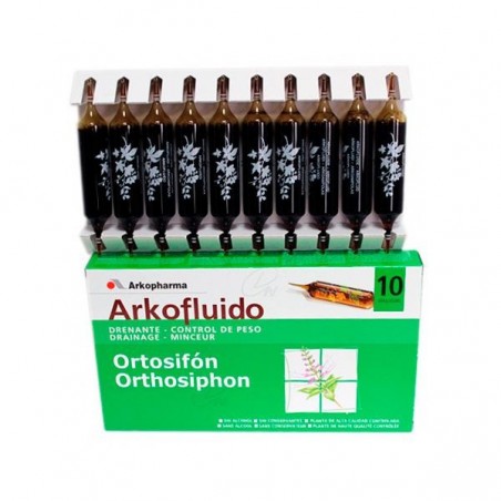 Comprar ORTOSIFON ARKOFLUIDO AMPOLLA BEBIBLE al mejor precio en Farmacia4Estaciones, tu farmacia online Comprar ORTOSIFON ARKOFLUIDO AMPOLLA BEBIBLE