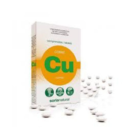 Comprar Soria Natural Cobre Retard, 24 comprimidos de 200 mg.