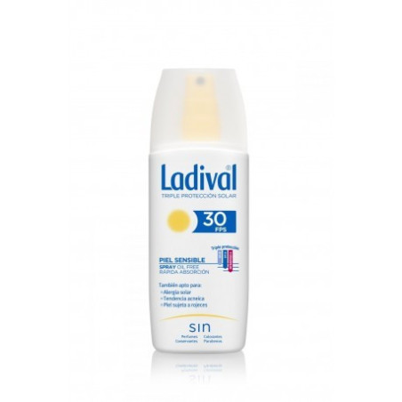 Comprar Ladival Piel Sensible SPF30 Gel Spray, 150ml.