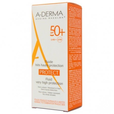 Comprar ADERMA PROTECT SOLAR FLUIDO SPF50+