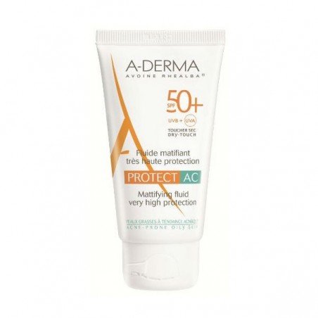 Comprar ADERMA SOLAR PROTECT AC SPF50+ 40 ML al mejor precio en Farmacia4Estaciones, tu farmacia online Comprar ADERMA SOLAR PROTECT AC SPF50+ 40 ML