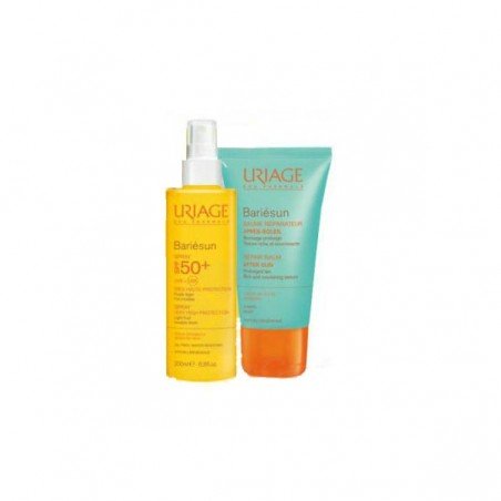 Comprar URIAGE BARIESUN SPF50 SPRAY 50ML + BALSAMO REPARADOR al mejor precio en Farmacia4Estaciones, tu farmacia online Comprar URIAGE BARIESUN SPF50 SPRAY 50ML + BALSAMO REPARADOR