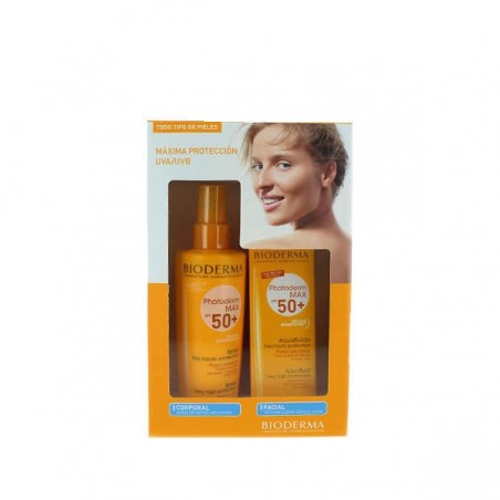 Comprar photoderm max spray corporal + photoderm max aquiafluido spf50+