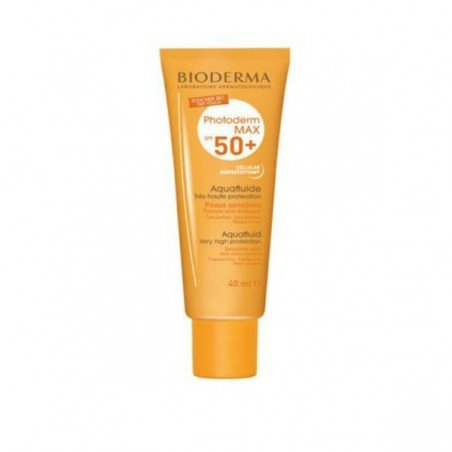Comprar PHOTODERM MAX AQUAFLUIDO SPF50+ COLOR CLARO al mejor precio en Farmacia4Estaciones, tu farmacia online Comprar PHOTODERM MAX AQUAFLUIDO SPF50+ COLOR CLARO