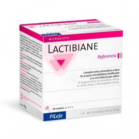 Comprar LACTIBIANE REFERENCE PILEJE 30 SOBRES al mejor precio en Farmacia4Estaciones, tu farmacia online Comprar LACTIBIANE REFERENCE PILEJE 30 SOBRES