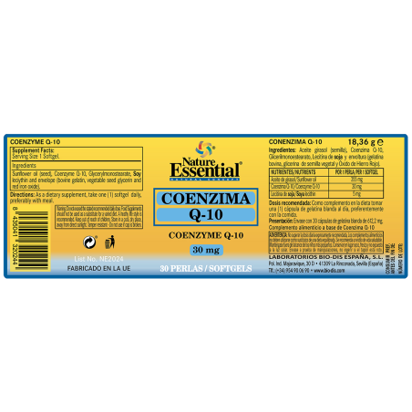 Comprar Nature Essential Co-enzyma Q10 30mg, 30 perlas