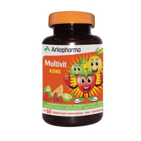 Comprar Arkopharma Multivit azinc, 60 caramelos de goma