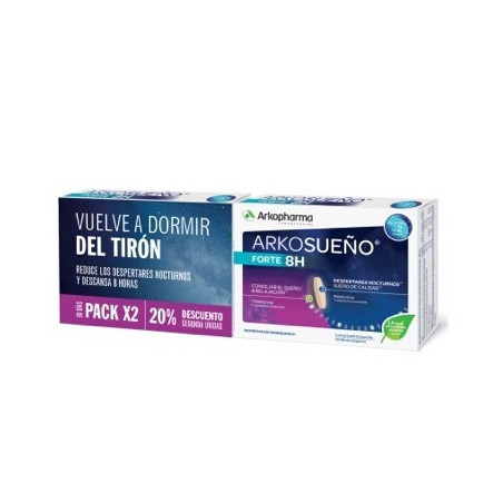 Comprar Arkosueño Forte 8h, pack 2x30 comprimidos bicapa
