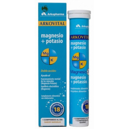 Comprar Arkovital Magnesio-Potasio 18 Comprimidos Efervescentes