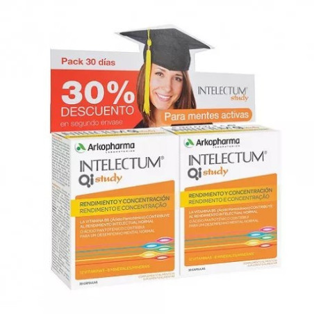 Comprar Intelectum Study Arkopharma 2X30 CÁPSULAS