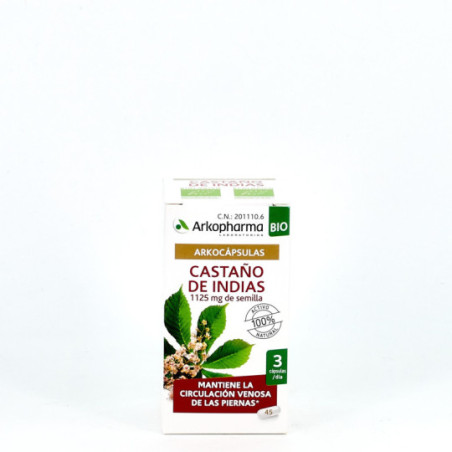 Comprar Arkocápsulas Castaño de Indias BIO, 45 cápsulas.