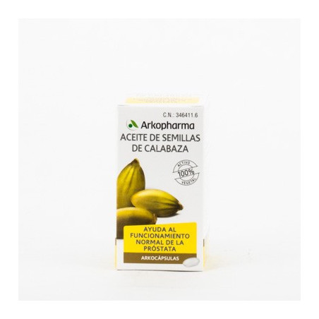 Comprar Arkocapsulas Aceite de Semillas de Calabaza, 50 Cápsulas.