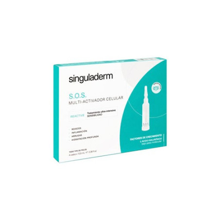 Comprar Singuladerm SOS Reactive, 4 Viales x 10,5 ml