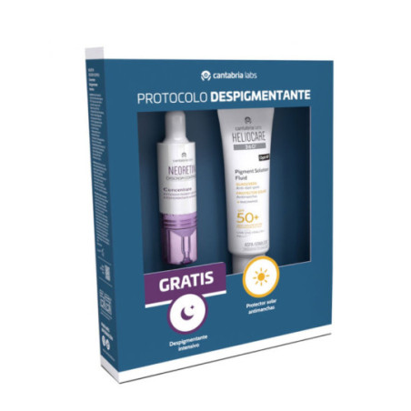 Comprar Heliocare 360º Pigment Solution Fluid protector SPF50+, 50 ml + REGALO Neoretin Discrom Control Concentrate 10 ml