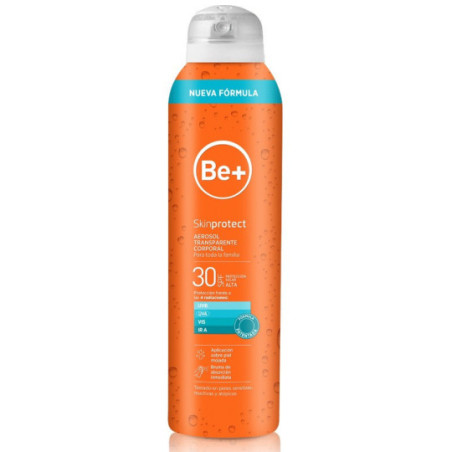 Comprar BE+ Skinprotect Aerosol Transparente Corporal SPF30, 200 ml