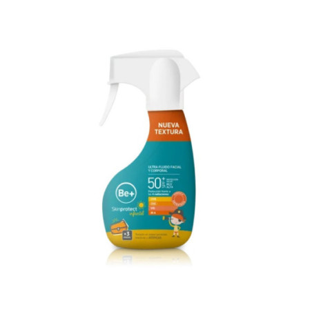 Comprar BE+ Skinprotect Infantil Ultra Facial+Corporal SPF50+, 250 ml