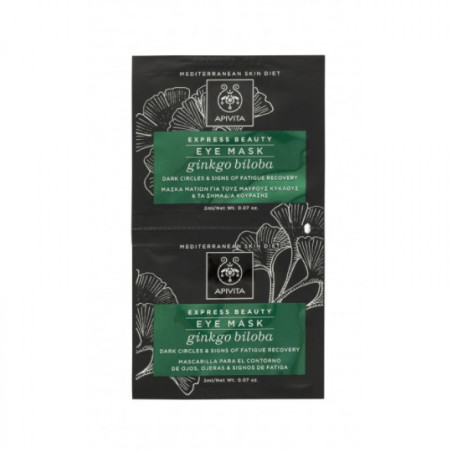 Comprar Apivita Mascarilla Ojos Ginkgo Biloba 2x2 ml