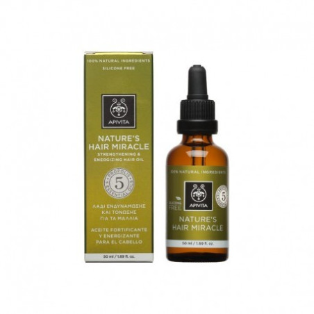 Comprar Apivita Aceite Fortificante y Energizante para Cabello, 50ml.