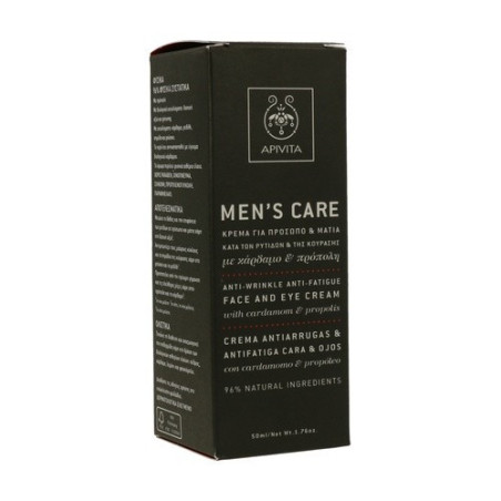 Comprar Apivita crema cara y ojos para hombres, 50 ml