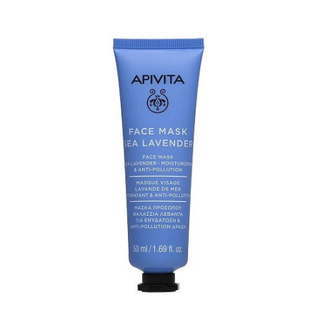 Comprar Apivita mascarilla hidratante y anti-polucion con lavanda de mar, 50 ml
