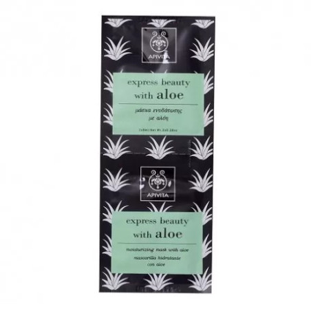 Comprar Apivita Express Beauty Mascarilla Hidratante Aloe Vera 2x8 ml