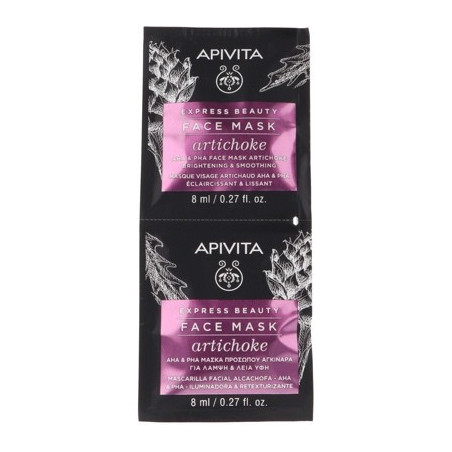 Comprar Apivita Express Beauty Mascarilla Facial Alcachofa, 2x8 ml
