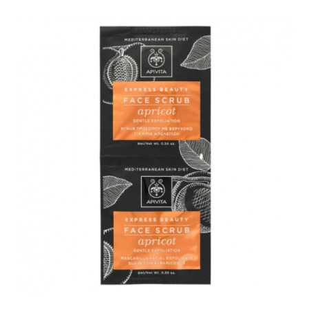 Comprar Apivita Mascarilla Facial de Exfoliación Suave con Albaricoque. 2x8ml
