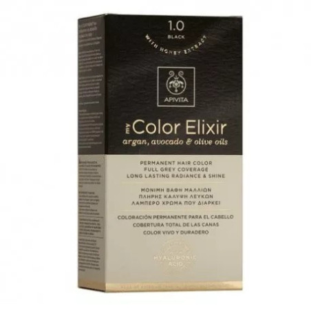 Comprar Tinte apivita My Color Elixir 1.0 black, color negro
