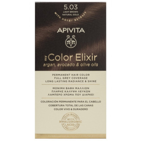 Comprar Apivita Tinte my Color Elixir 5.03 castaño claro natural dorado