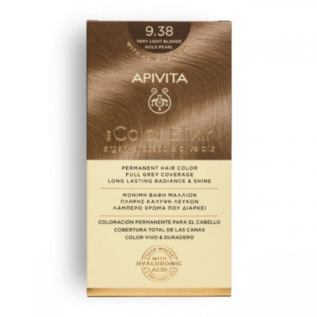 Comprar Apivita Tinte my Color Elixir 9.38, Rubio muy claro dorado perlado