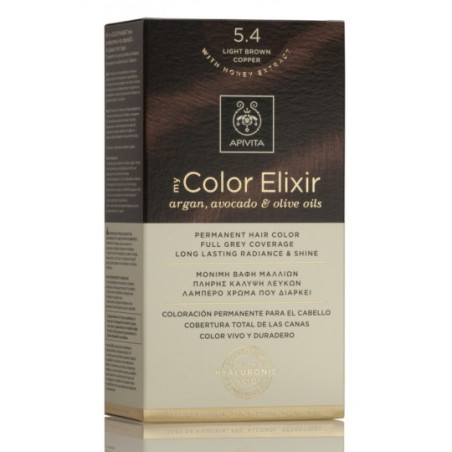 Comprar Apivita Tinte my Color Elixir 5.4, Castaño Claro cobrizo