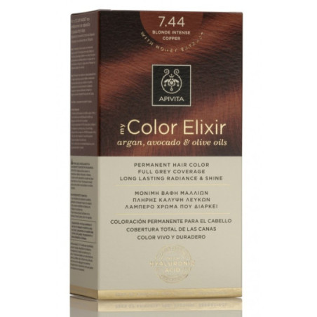 Comprar Apivita Color Elixir Tinte, 7.44 rubio cobrizo intenso