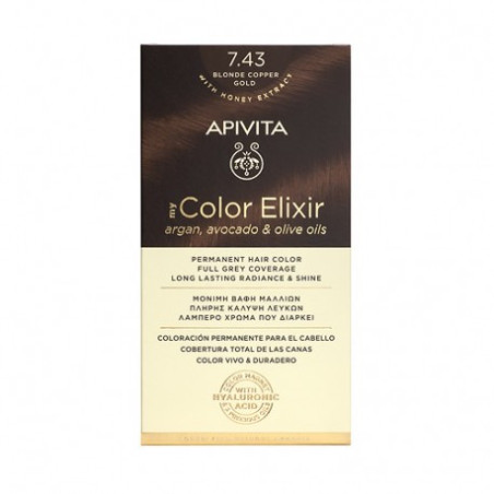 Comprar Apivita Tinte My Color Elixir 7.43 Rubio Cobrizo Dorado