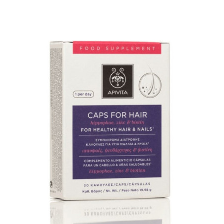 Comprar Apivita Caps For Hair cápsulas para cabello y uñas, 30 cápsulas