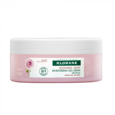 Comprar Klorane Gel-Crema Hidratante a la Peonia, 200 ml.