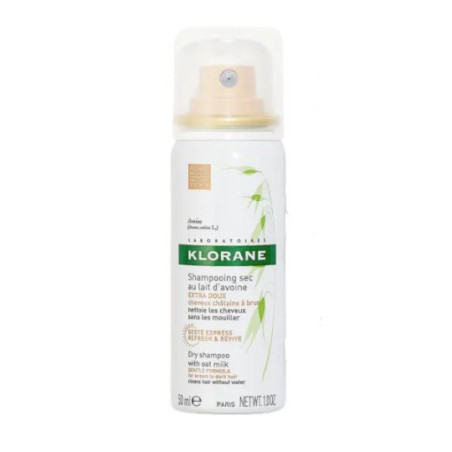 Comprar Klorane champú seco leche de avena con color, 50 ml