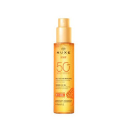 Nuxe Sun aceite bronceador de alta protección SPF50, 150 ml
