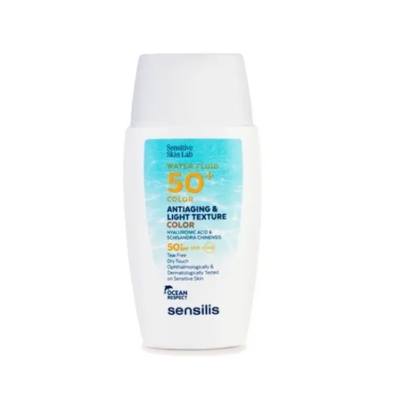 Comprar Sensilis fotoprotector water fluid 50+ con color, 40 ml
