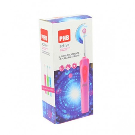 Comprar CEPILLO DENTAL ELECTRICO PHB ACTIVE ROSA al mejor precio en Farmacia4Estaciones, tu farmacia online Comprar CEPILLO DENTAL ELECTRICO PHB ACTIVE ROSA