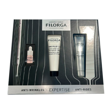Comprar Filorga protocolo firmeza Time Filler crema + NCEF Shot + Sleep & Peel, 30ml + 3 ml + 40 ml