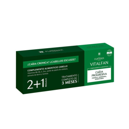 Comprar Rene Furterer Vitalfan Anticaida Progresiva, 60 capsulas + 30 GRATIS