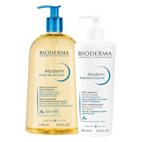 Comprar Bioderma Pack Atoderm Intensive Loción + Aceite Ducha