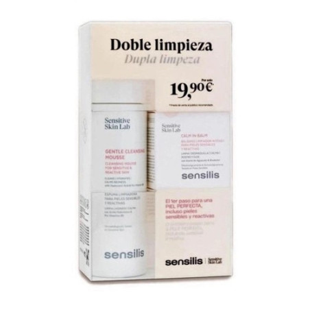 Comprar Sensilis Pack Doble Limpieza: espuma limpiadora 200 ml+ bálsamo 25 ml